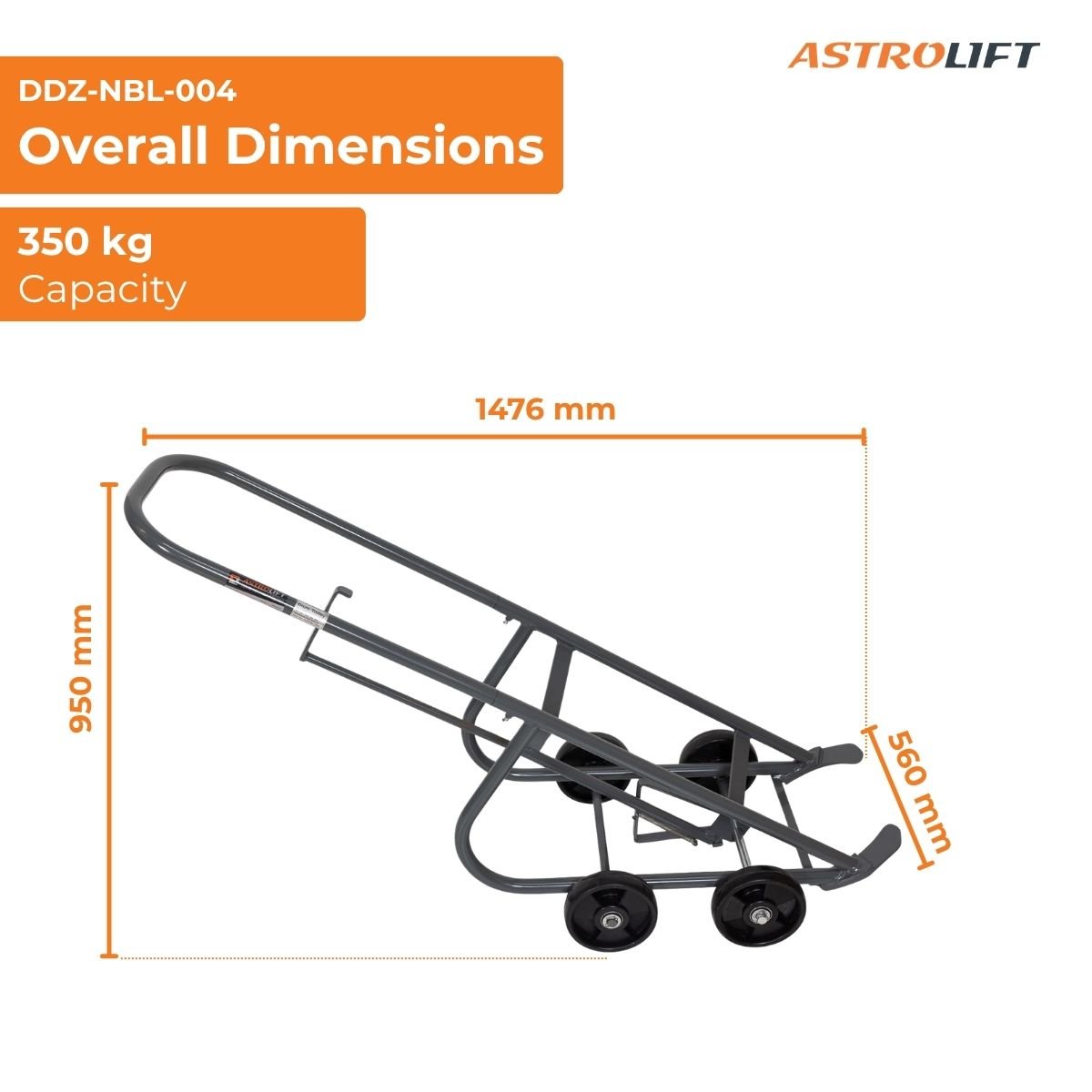 Buy Drum Cradle - Powdercoated  in Dollies and Cradles available at Astrolift NZ